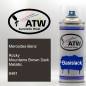 Preview: Mercedes-Benz, Rocky Mountains Brown Dark Metallic, 8491: 400ml Sprühdose, von ATW Autoteile West.